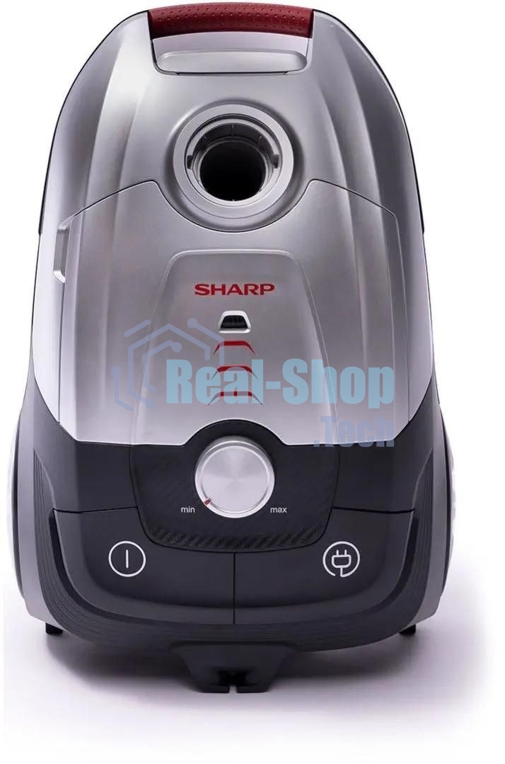 Пылесос Sharp ECJB19RS серебристый, 350/1900 Вт, уборка сухая, пылесборник мешок 2.3 л
