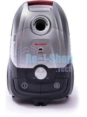 Пылесос Sharp ECJB19RS серебристый, 350/1900 Вт, уборка сухая, пылесборник мешок 2.3 л