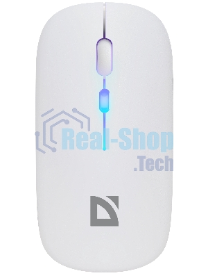 Мышь беспроводная Defender Coda MB-261 белый, 1600 dpi, радиоканал, Bluetooth, USB, кнопки - 4