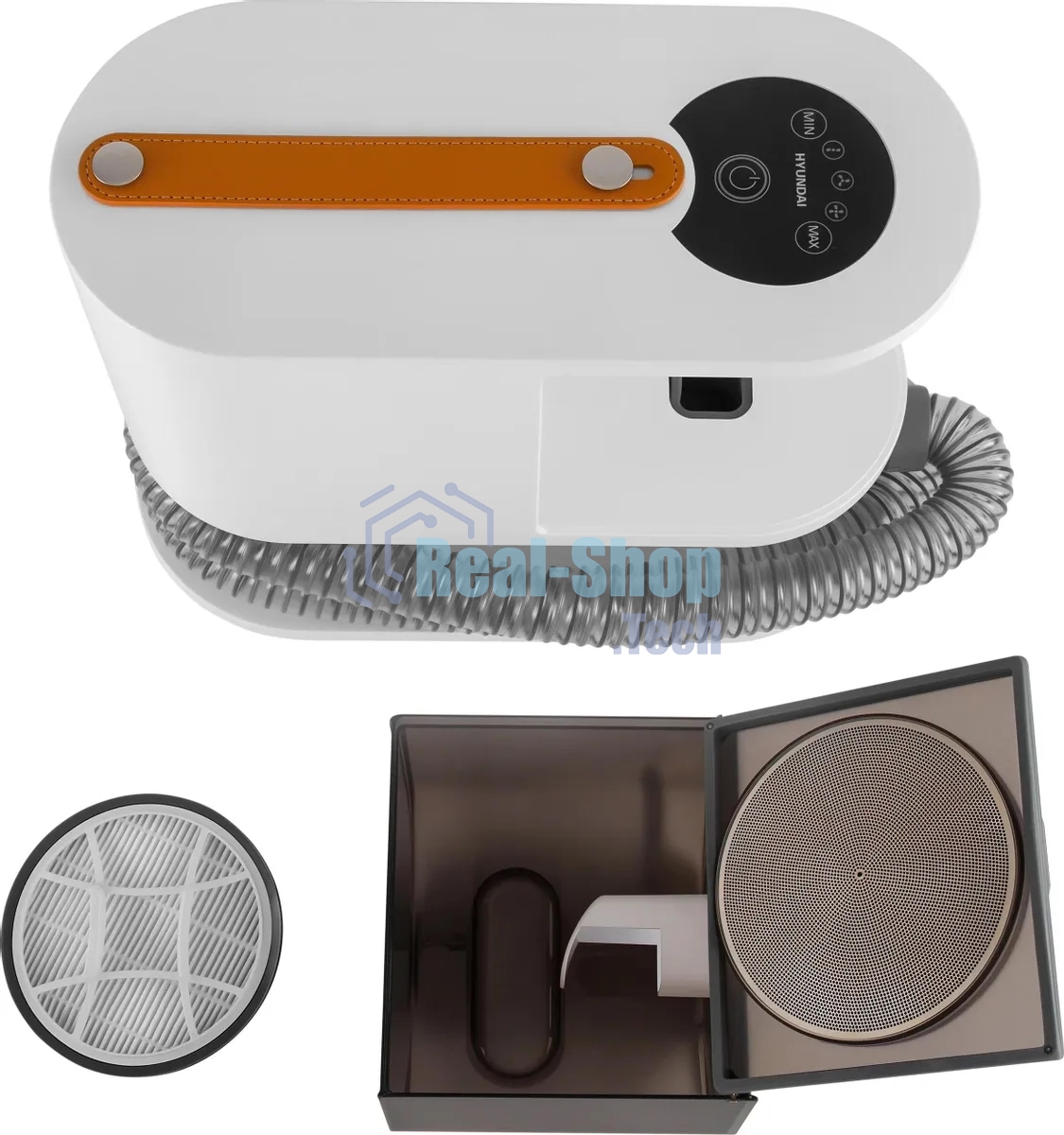 Пылесос Hyundai HYV-PETPRO1 1800Вт белый/коричневый