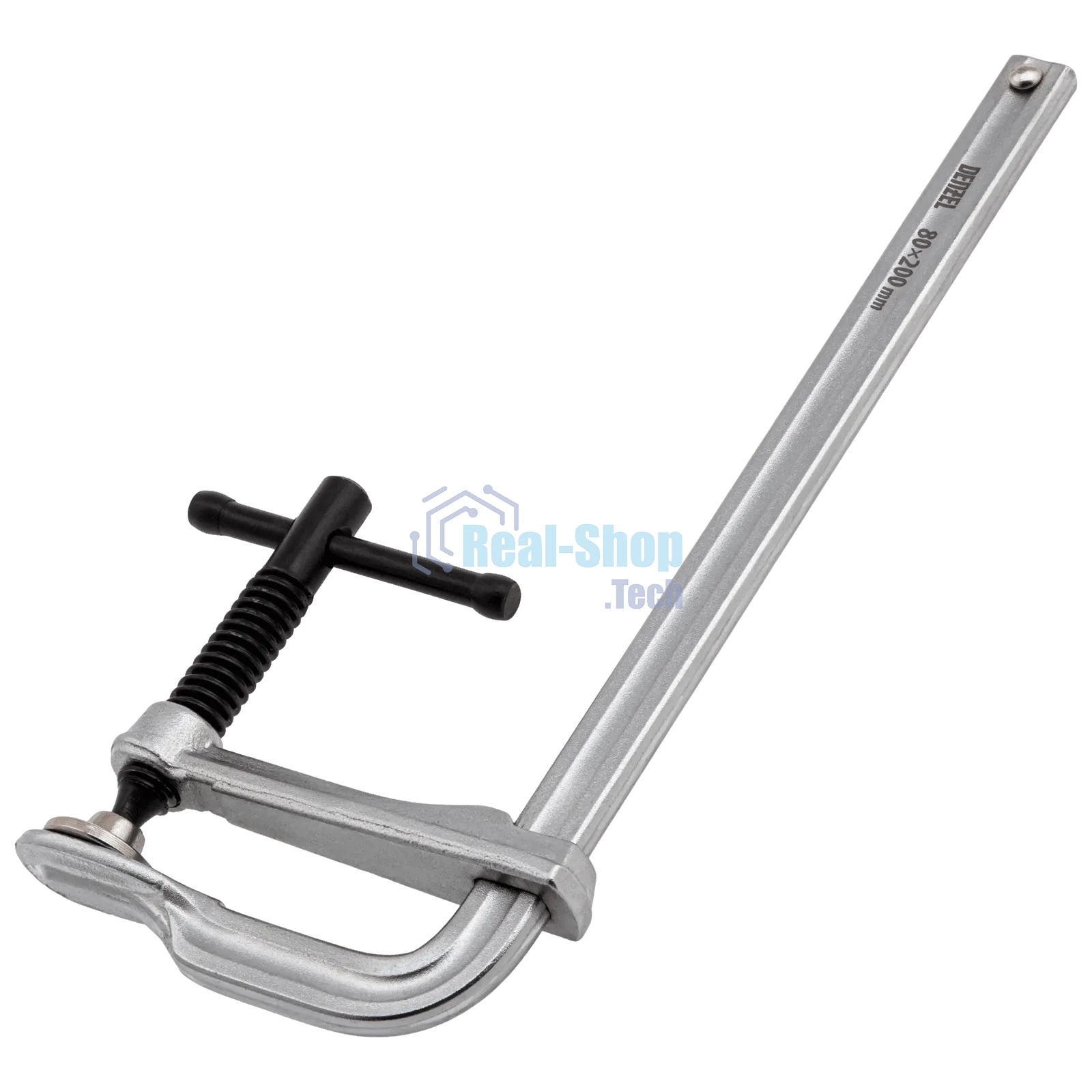 Струбцина Denzel F-образная, 80x200 мм, кованая