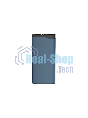 Портативный аккумулятор OLMIO QL-10, 10000mAh, 22.5W, QuickCharge3.0/PowerDelivery, LCD, голубой