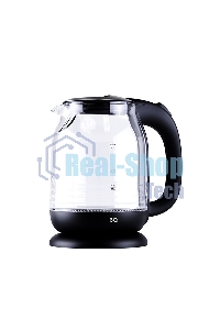 Чайник электрический BQ KT1833G черный/стальной, 2200 Вт, 1.7 л