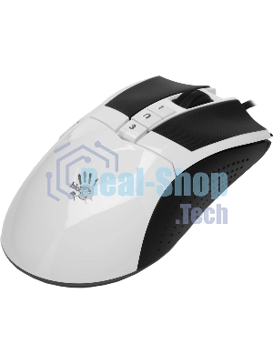 Мышь проводная A4Tech Bloody W90 Max белый/черный, 10000 dpi, USB, кнопки - 10