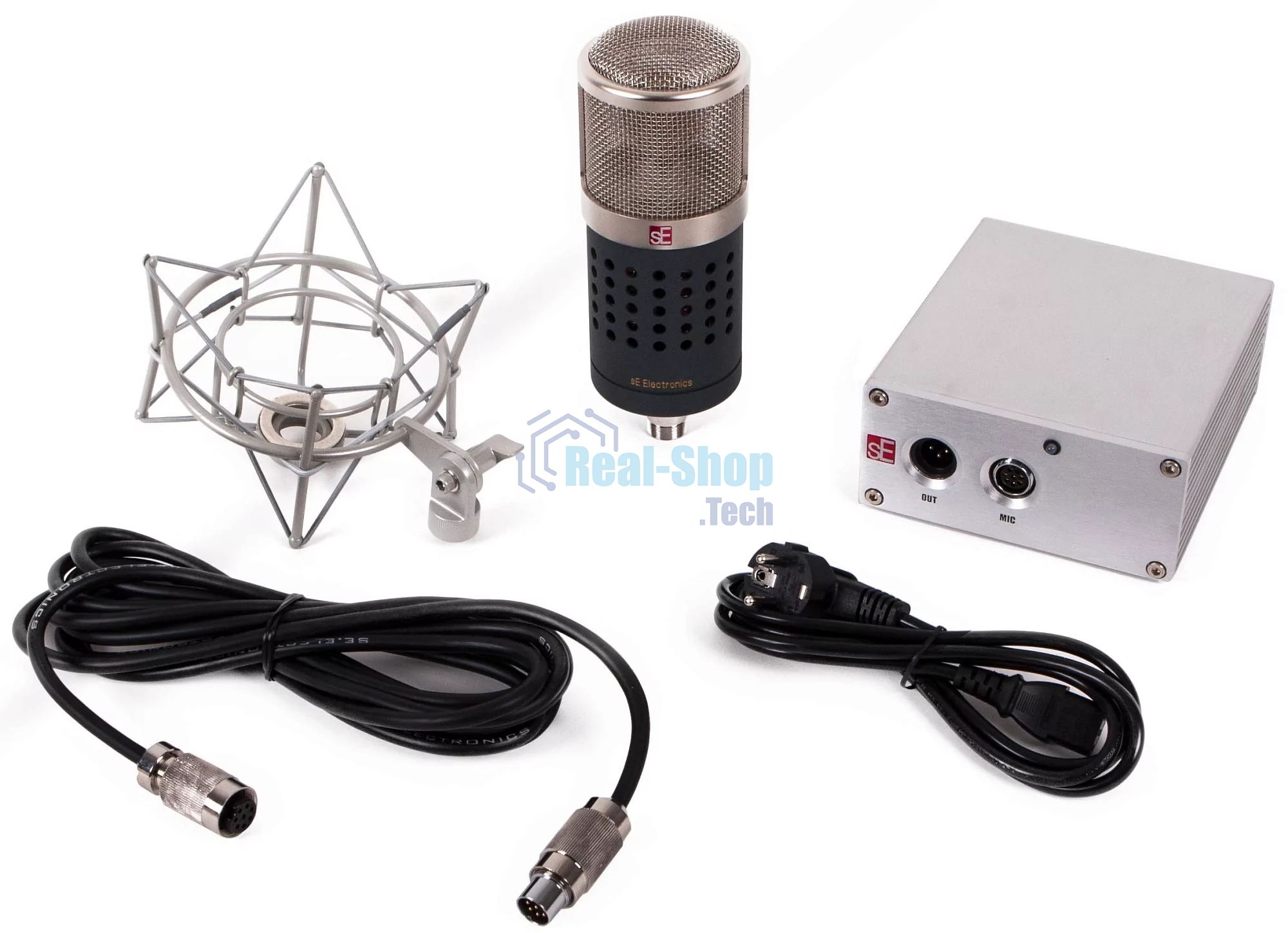 Микрофон конденсаторный sE Electronics [GEMINI II] двухламповый, 20 Гц - 20 кГц, кардиоида, в комплекте: держатель 