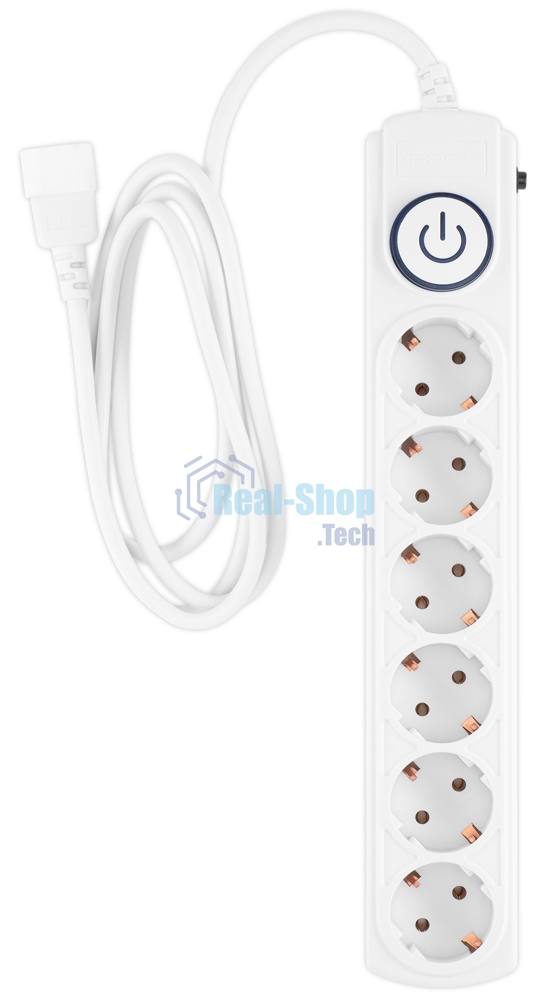 Сетевой фильтр Ippon BK-6-UPS-1.8-10-W 1.8 м (6 розеток) белый (коробка)