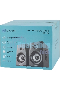 Акустическая система Oklick OK-166 BT 2.0 черный 40Вт