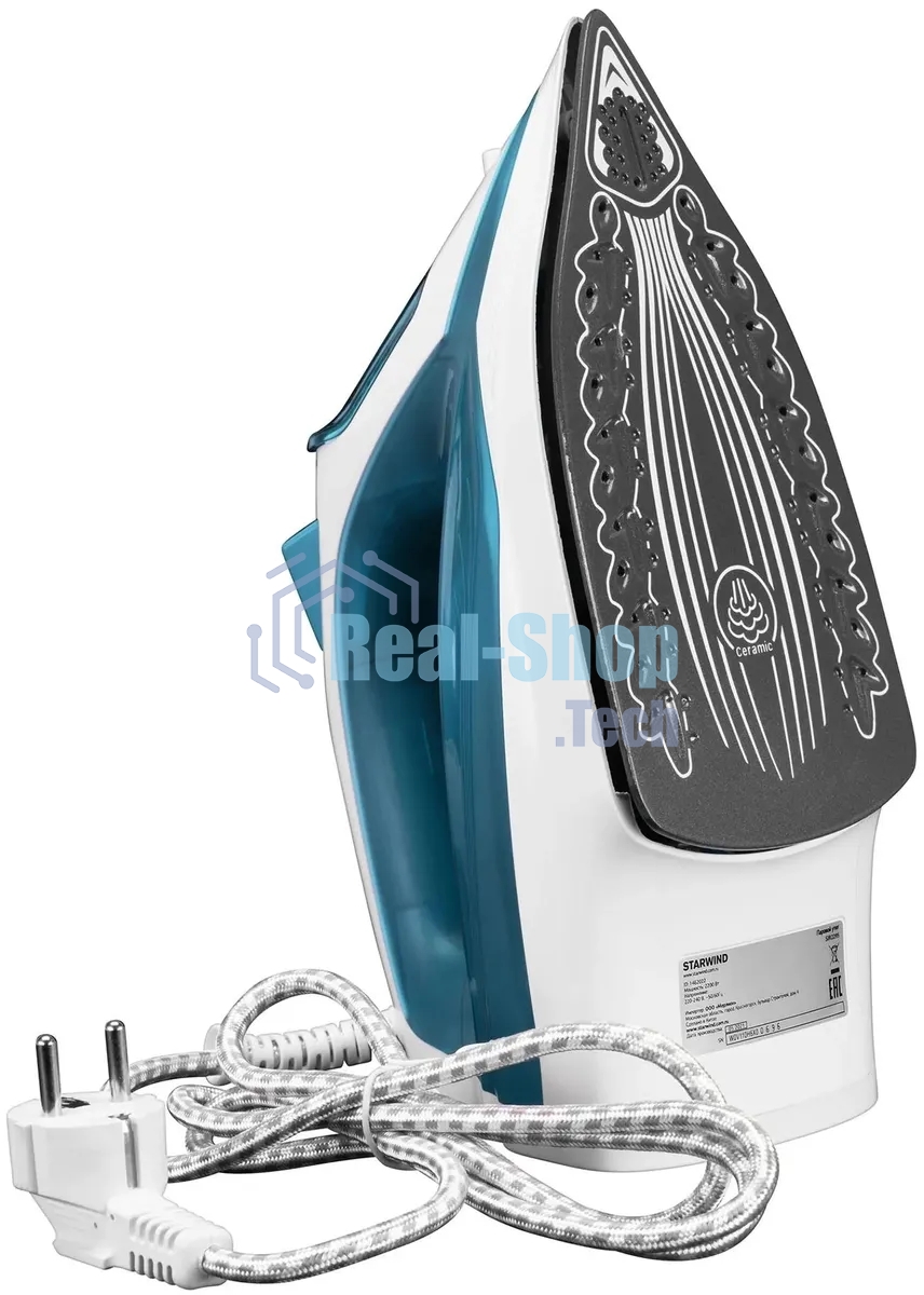 Утюг Starwind SIR2295 2200 Вт темно-синий/белый