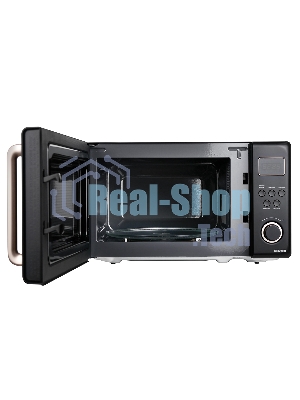 Микроволновая печь Centek CT-1565 черный, 20 л, 700 Вт, переключатели - кнопки, поворотный механизм
