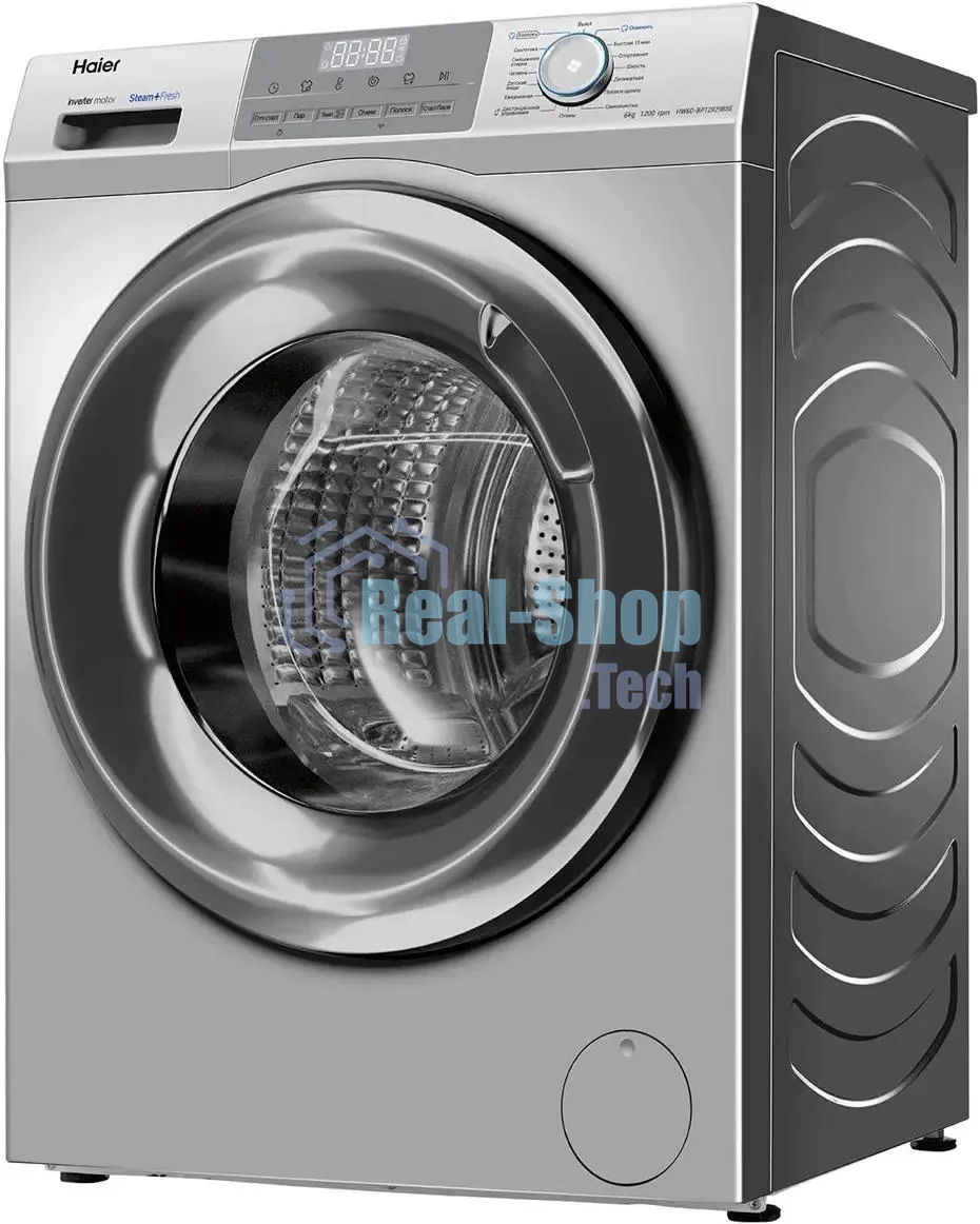 Стиральная машина Haier HW60-BP12929BSE серебристый загр. фронтальная макс.: 6 кг 1200об/мин класс: А+++