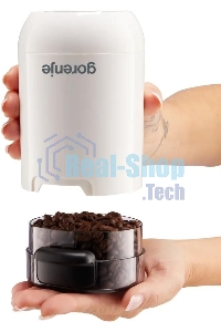 Кофемолка Gorenje SMK150SW 150Вт сист.помол.:одинарный нож вместим.:45гр белый