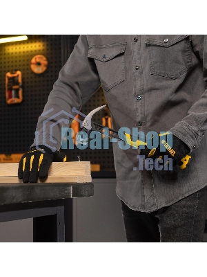 Молоток-гвоздодер Denzel 450 г, цельнокованый, боек с магнитом, двухкомп. обрезин. рук-ка