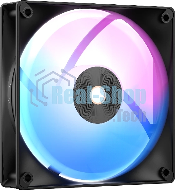 Вентилятор для корпуса Ocypus Delta F12 BK, 120x120x25мм, 4-PIN PWM, 500-2000 RPM, 29 DBA MAX, HYDRO BEARING