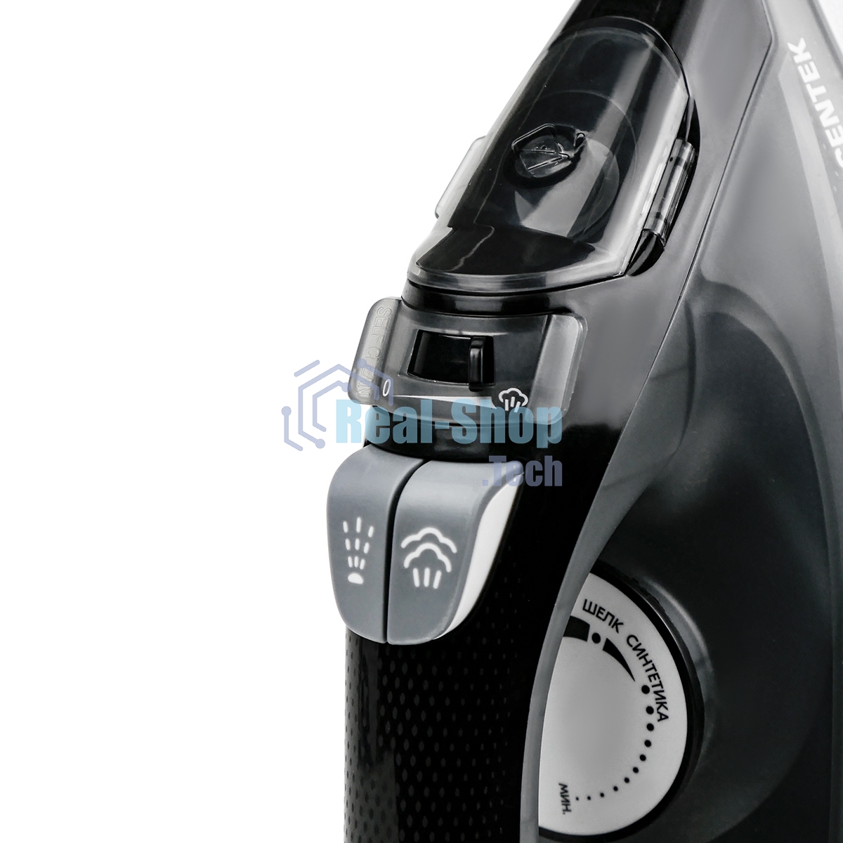 Утюг Centek CT-2307 черный/белый, 2800 Вт, 60 г/мин, 190 г/мин, 300 мл