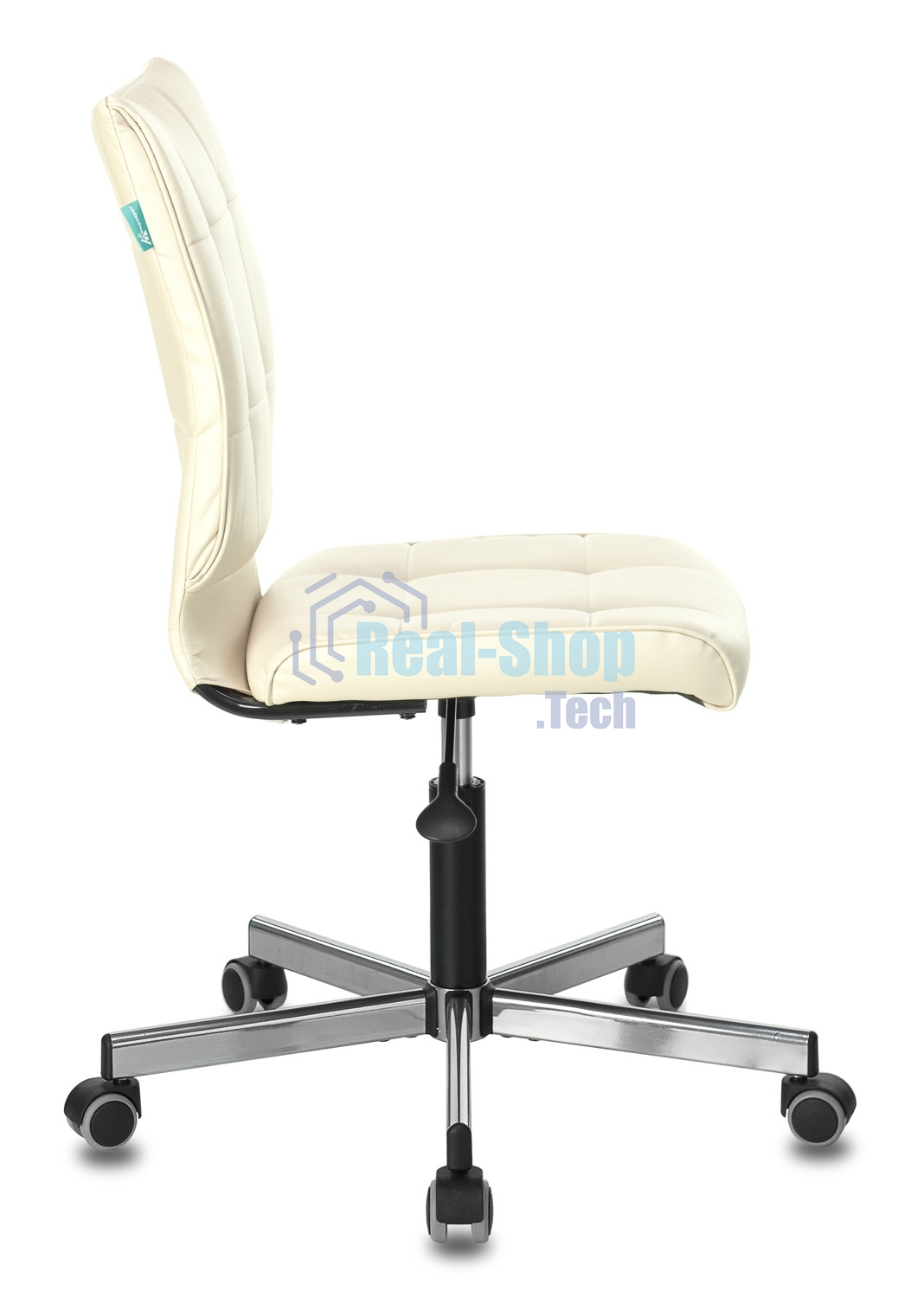 Кресло компьютерное Бюрократ CH-330M/BEIGE бежевый, искусственная кожа, крестовина металл, без подлокотников