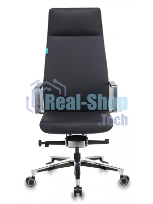 Кресло Бюрократ JONS/BLACK черный, кожа