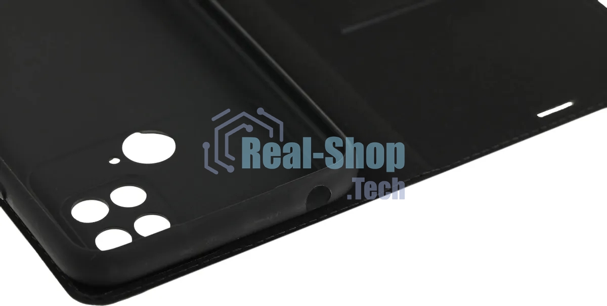 Чехол (флип-кейс) BoraSCO для Xiaomi Poco C40 черный