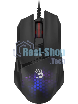 Мышь проводная A4Tech Bloody W65 Max Mini черный, 12000 dpi, USB, кнопки - 9