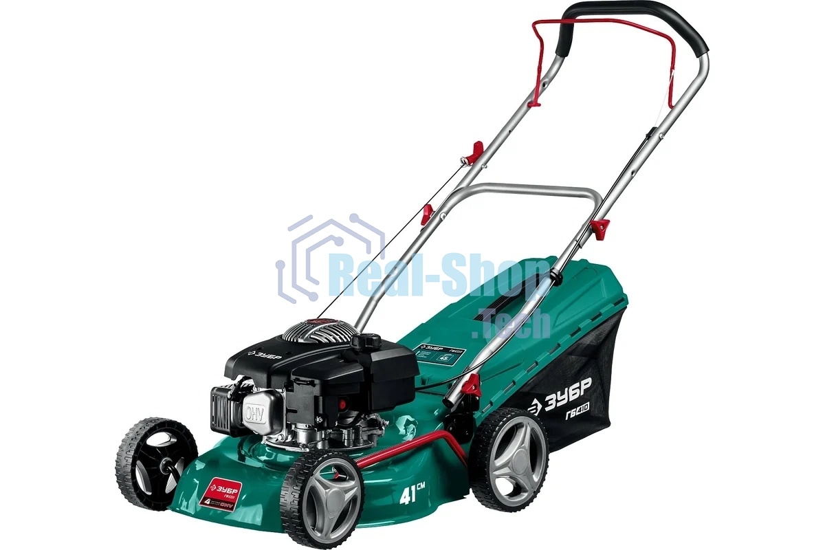 Газонокосилка Зубр 410 мм 3.5 л.с бензиновая