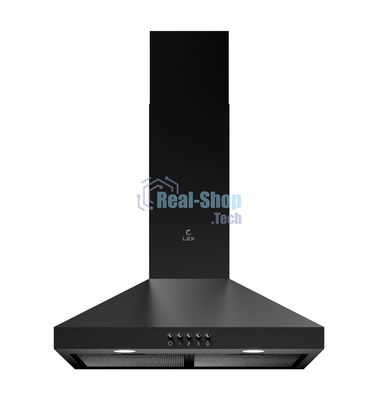 Вытяжка каминная LEX Briz 500 черный, 49.6 см, 700 куб. м/ч, 50 дБ