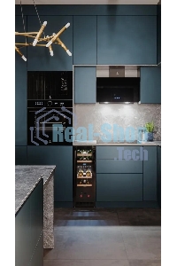 Винный шкаф LEX LWD3017BL dual zone 1-нокамерн. черный