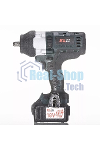 Профессиональный бесщеточный гайковерт аккумуляторный KLPRO KLSS18BHX-50 (18В, Li-ion-2шт, 5.0Ач, 800Нм, 2 скорости, подсветка,З/У,в кейсе)