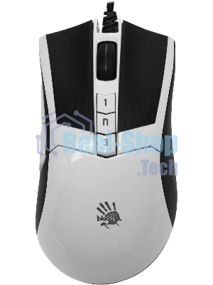 Мышь проводная A4Tech Bloody W90 Max белый/черный, 10000 dpi, USB, кнопки - 10