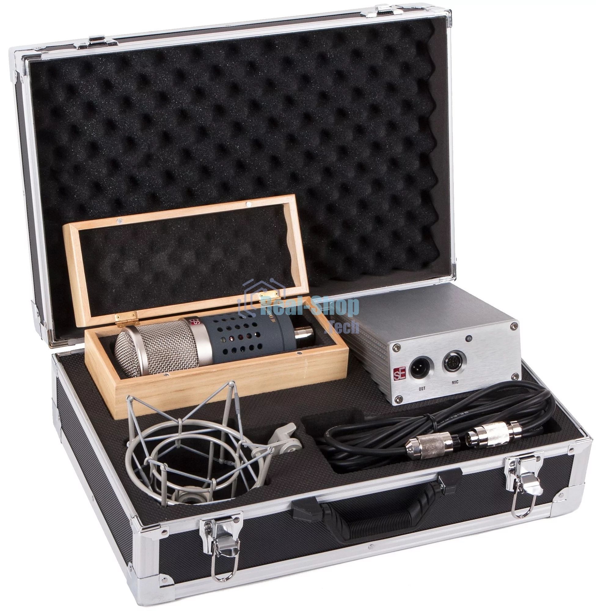 Микрофон конденсаторный sE Electronics [GEMINI II] двухламповый, 20 Гц - 20 кГц, кардиоида, в комплекте: держатель 