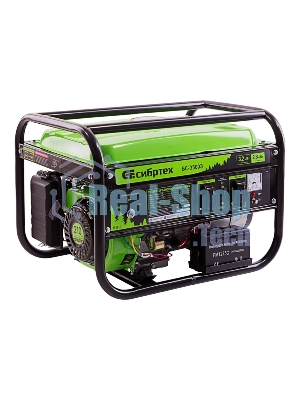 Электрогенератор бензиновый Сибртех БС-3500Э, 3.2 кВт, 96 дБ, 44.4 кг