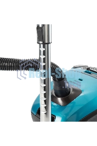 Пылесос Hyundai HYV-B4990 бирюзовый/черный, 400/2220 Вт, уборка сухая, пылесборник мешок, 2.5 л (в компл.:1мешок)