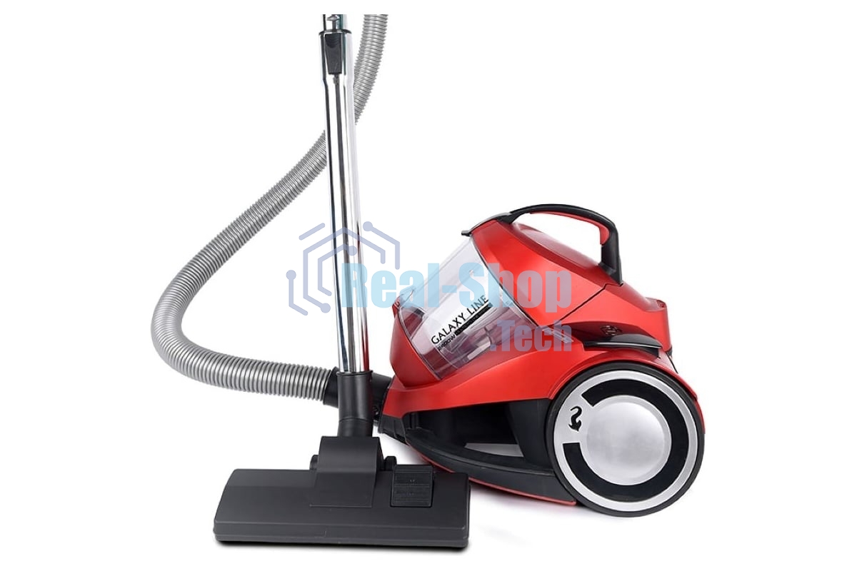 Пылесос Galaxy Line GL 6224 красный/черный, 300/2400 Вт, уборка сухая, пылесборник контейнер, 2 л