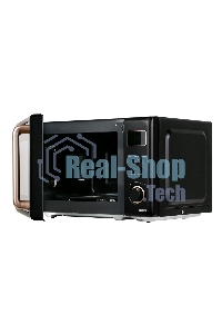 Микроволновая печь Centek CT-1565 черный, 20 л, 700 Вт, переключатели - кнопки, поворотный механизм