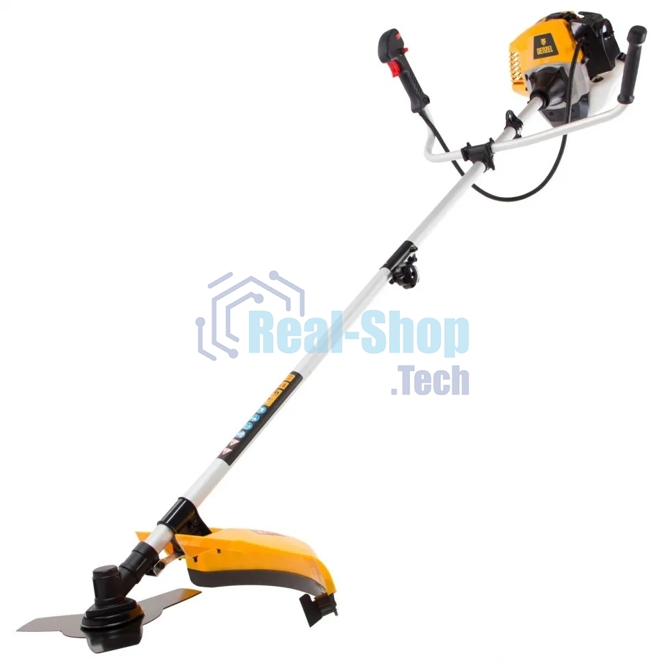 Триммер бензиновый Denzel DR-33S, 33 см3, разъемная штанга, состоит из 2 частей