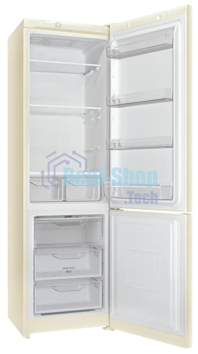 Холодильник Indesit DS 3200 E бежевый двухкамерный 252/87л морозилка снизу