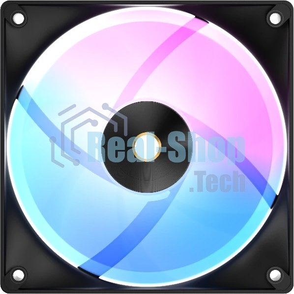 Вентилятор для корпуса Ocypus Delta F12 BK, 120x120x25мм, 4-PIN PWM, 500-2000 RPM, 29 DBA MAX, HYDRO BEARING