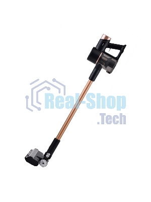 Пылесос вертикальный Centek CT-2570 черный/золотой, питание от аккумулятора, 180 Вт, уборка сухая, пылесборник 0.6 л