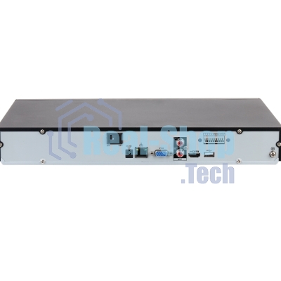Видеорегистратор IP Dahua 8-канальный 4K и H.265+. Входящий поток до 160 Мбит/с; сжатие: H.265+, H.265, H.264+, H.264; разрешение записи до 12Мп; накопители: 2 SATA III до 20Тбайт; воспроизведение: 8кн