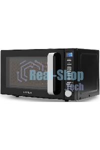 Микроволновая печь Hyundai HYM-D3034 черный/хром 20л 700Вт кнопки, поворотный механизм