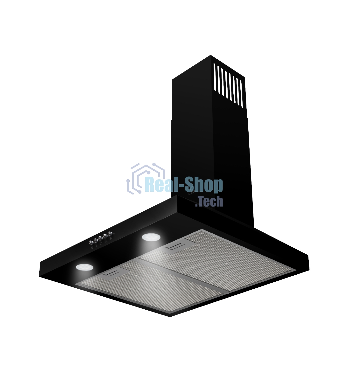 Вытяжка каминная LEX Briz 500 черный, 49.6 см, 700 куб. м/ч, 50 дБ
