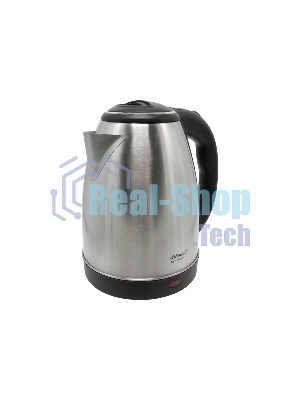 Чайник электрический Atlanta ATH-2431 1,8л, 1500Вт черный\серебристый