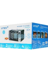 Микроволновая печь Vitek VT-MW0520 20 л, 700 Вт, черный/серебристый