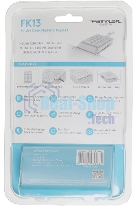 Числовой блок проводной A4Tech Fstyler FK13, USB, серый