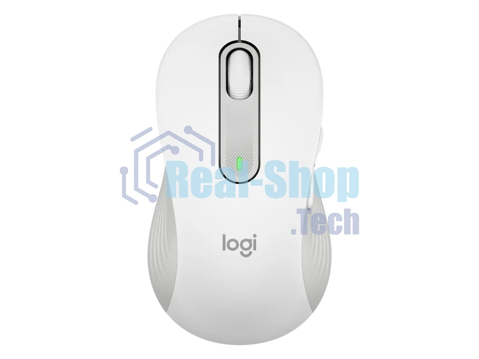 Мышь беспроводная Logitech Signature M650 L белый, 4000 dpi, радиоканал, Bluetooth, USB, кнопки - 5