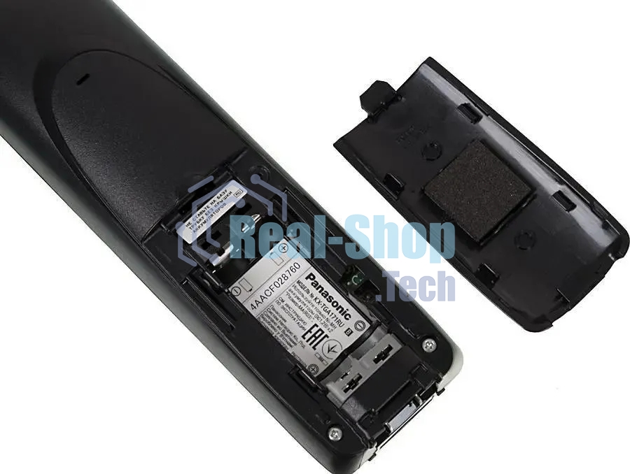 Телефон беспроводной (DECT) Panasonic KX-TG1711RUB черный АОН, Caller ID,12 мелодий звонка,подсветка дисплея,поиск трубки