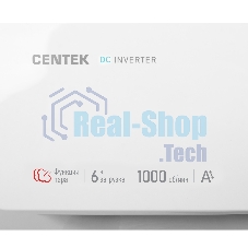 Стиральная машина Centek CT-1920 белый, загрузка фронтальная 6 кг, 1000 об/мин., класс: А+++