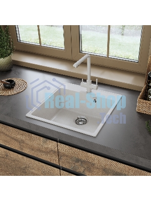 Кухонная мойка Maunfeld Perla 505 MFQS-505W кремовый