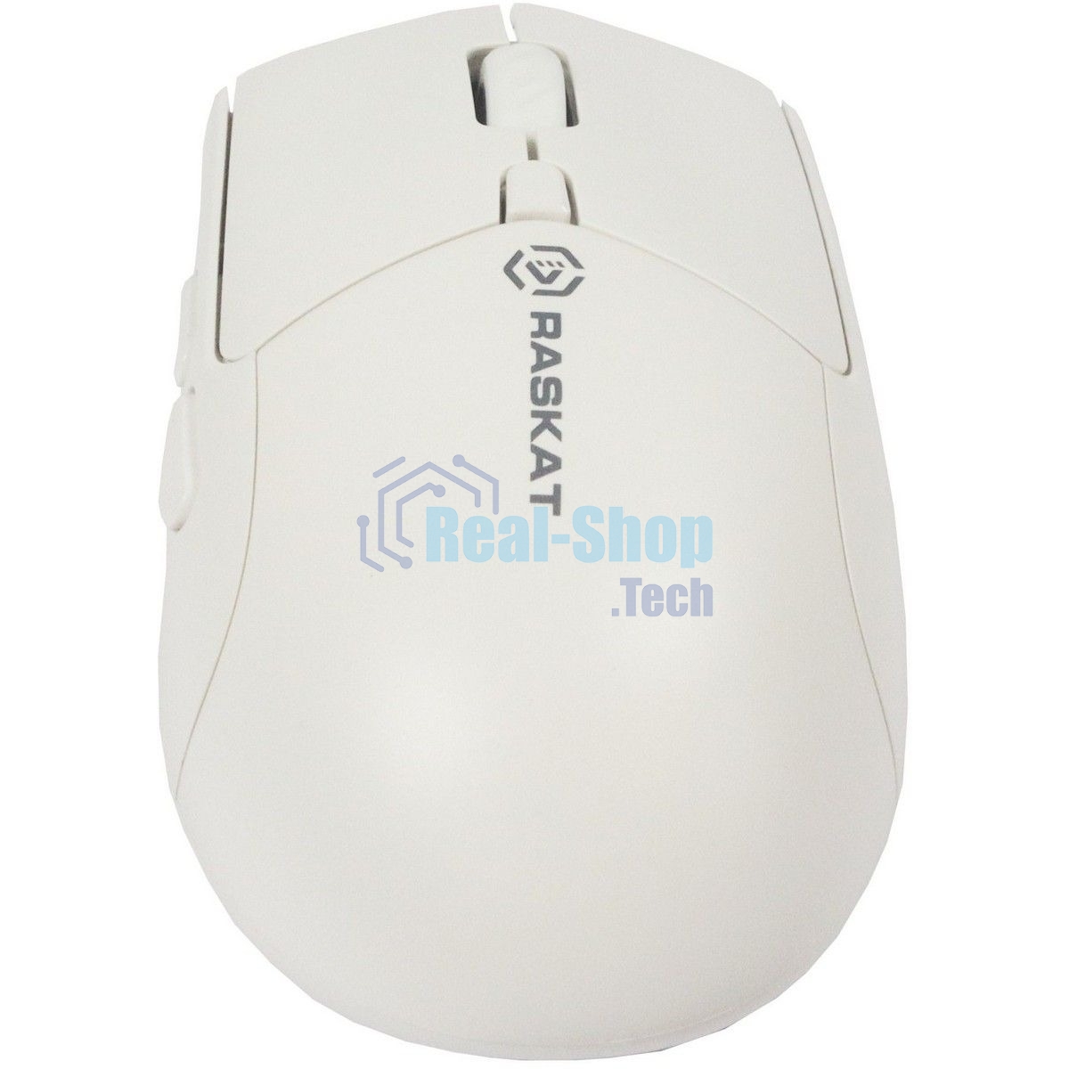 Мышь беспроводная Raskat M007WB белый, 2400 dpi, радиоканал, Bluetooth, USB, кнопки - 6