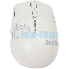 Мышь беспроводная Raskat M007WB белый, 2400 dpi, радиоканал, Bluetooth, USB, кнопки - 6