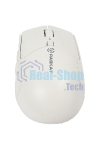 Мышь беспроводная Raskat M007WB белый, 2400 dpi, радиоканал, Bluetooth, USB, кнопки - 6