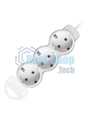 Удлинитель Smartbuy (SBE-16-3-10m-Z) 3 гн х 10,0 м белый